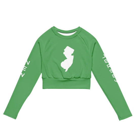 Recycled long-sleeve crop top-LifessentialsLLC.com