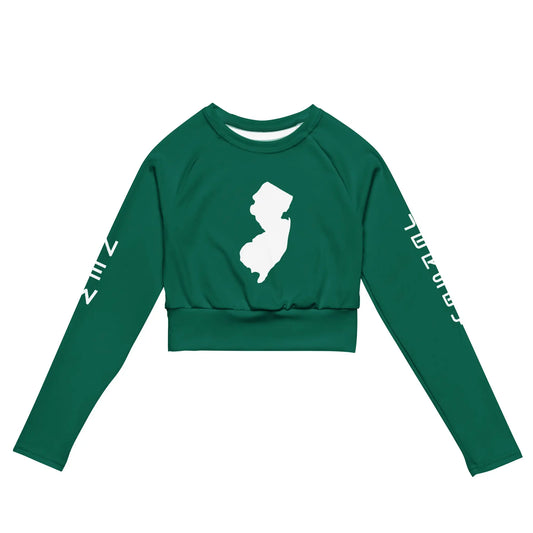 Recycled long-sleeve crop top-LifessentialsLLC.com