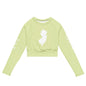 Recycled long-sleeve crop top-LifessentialsLLC.com