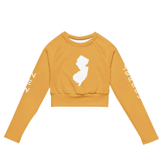Recycled long-sleeve crop top-LifessentialsLLC.com