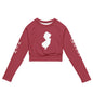 Recycled long-sleeve crop top-LifessentialsLLC.com