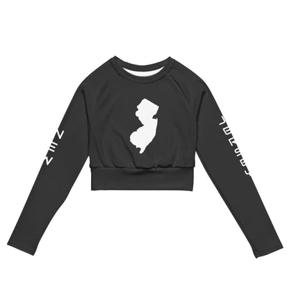 Recycled long-sleeve crop top-LifessentialsLLC.com