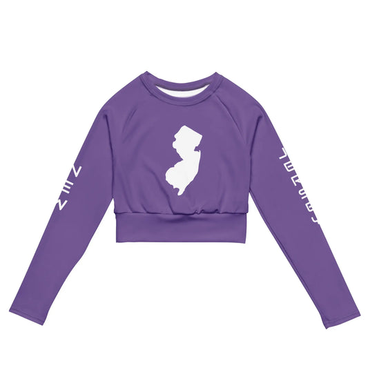 Recycled long-sleeve crop top-LifessentialsLLC.com