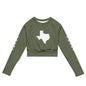 Recycled long-sleeve crop top-LifessentialsLLC.com