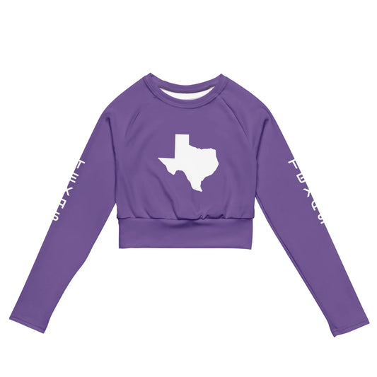 Recycled long-sleeve crop top-LifessentialsLLC.com
