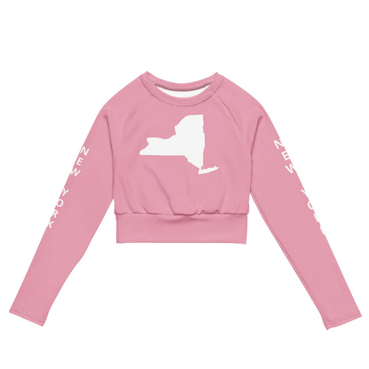 Recycled long-sleeve crop top-LifessentialsLLC.com