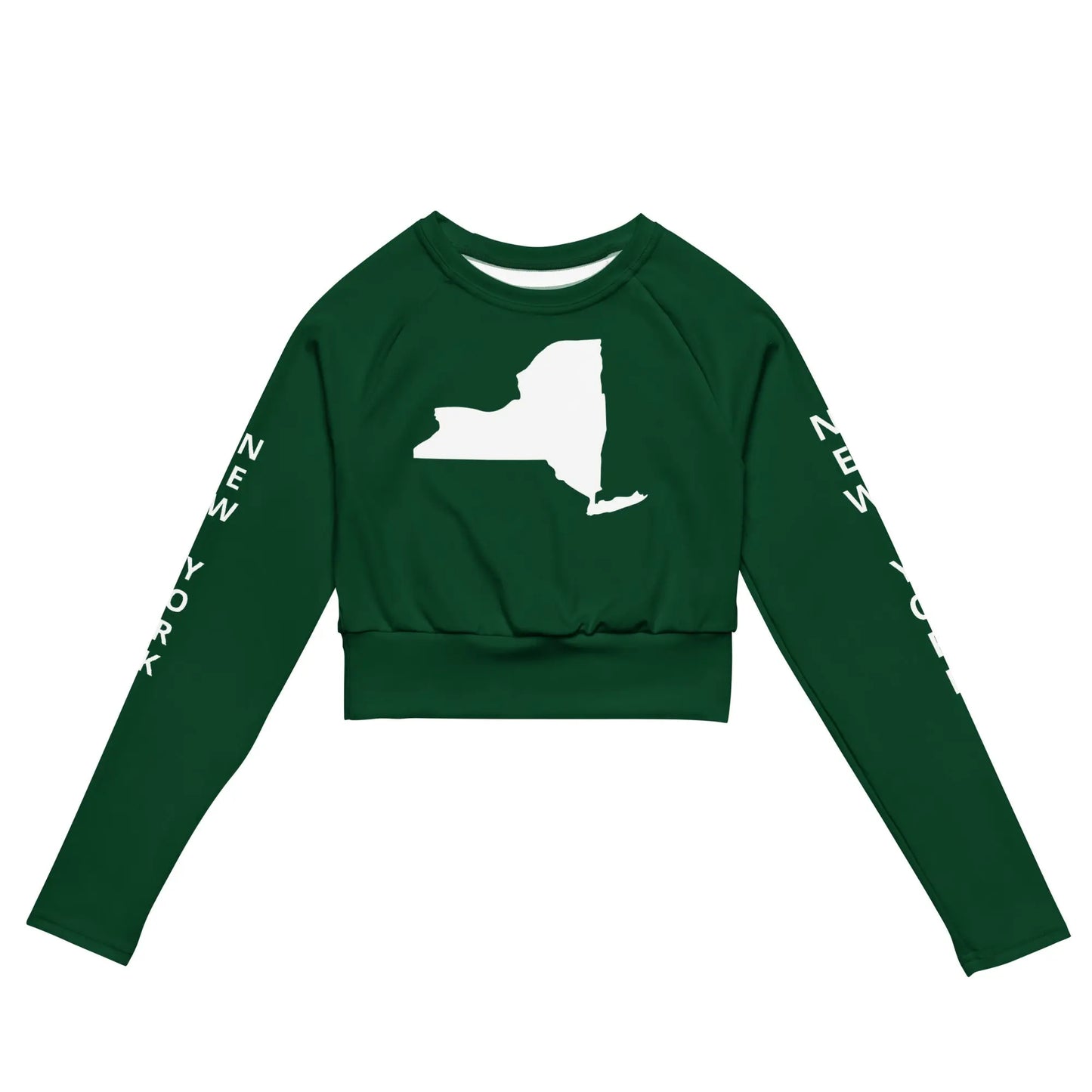 Recycled long-sleeve crop top-LifessentialsLLC.com