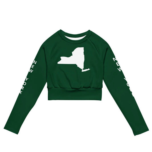 Recycled long-sleeve crop top-LifessentialsLLC.com