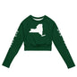 Recycled long-sleeve crop top-LifessentialsLLC.com
