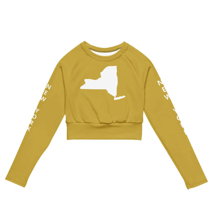 Recycled long-sleeve crop top-LifessentialsLLC.com