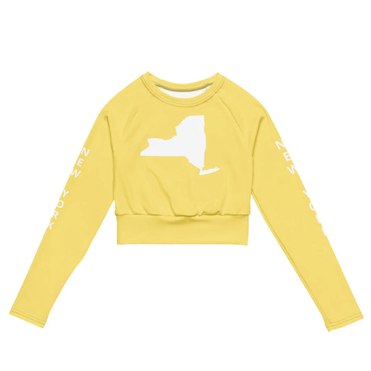 Recycled long-sleeve crop top-LifessentialsLLC.com