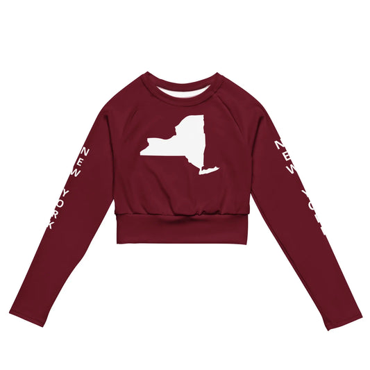 Recycled long-sleeve crop top-LifessentialsLLC.com