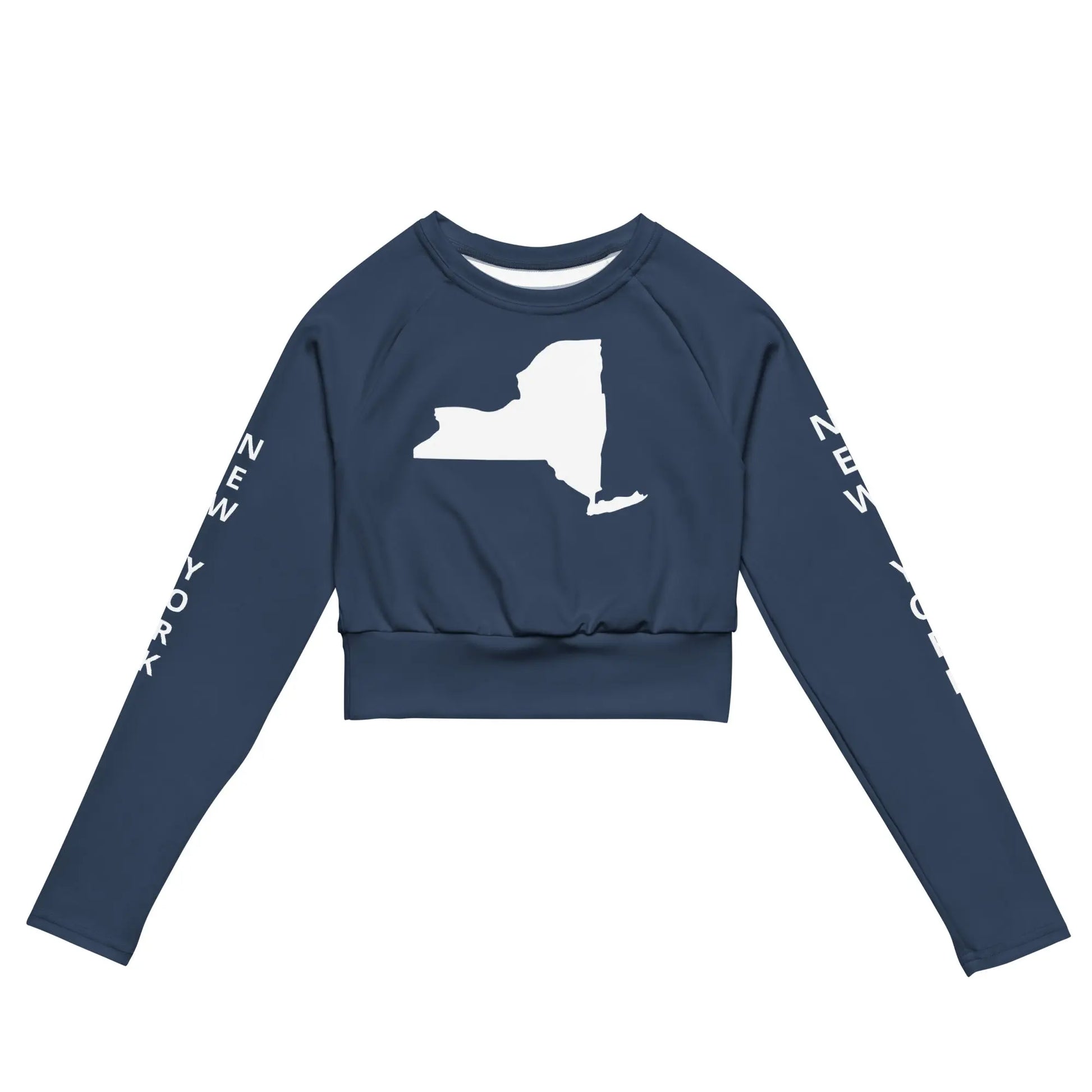 Recycled long-sleeve crop top-LifessentialsLLC.com