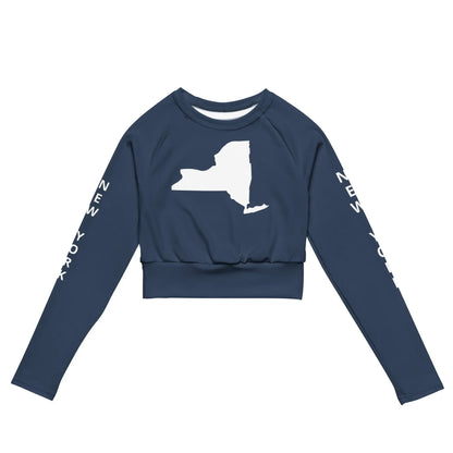 Recycled long-sleeve crop top-LifessentialsLLC.com
