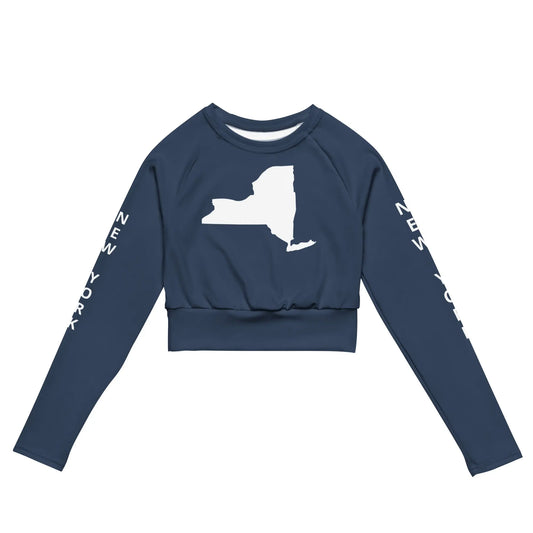 Recycled long-sleeve crop top-LifessentialsLLC.com