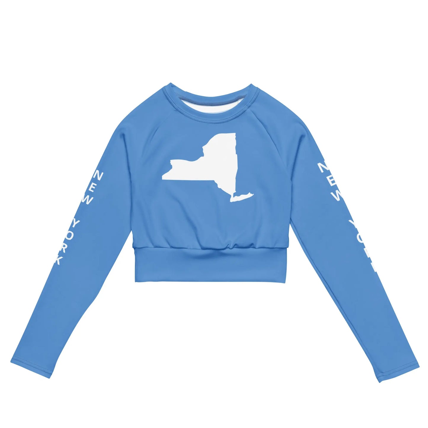 Recycled long-sleeve crop top-LifessentialsLLC.com