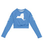 Recycled long-sleeve crop top-LifessentialsLLC.com
