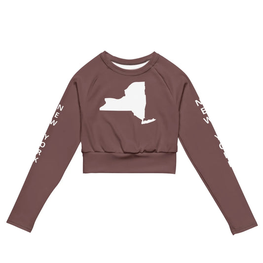 Recycled long-sleeve crop top-LifessentialsLLC.com