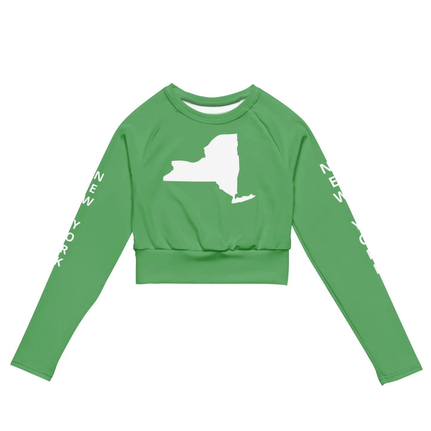 Recycled long-sleeve crop top-LifessentialsLLC.com