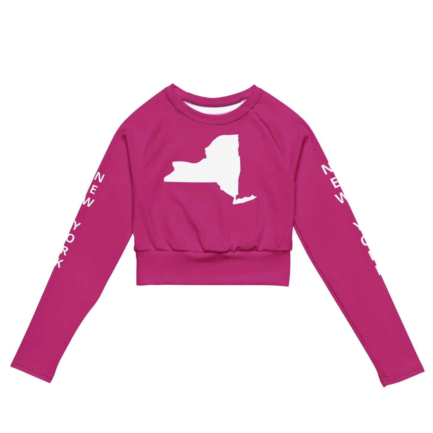Recycled long-sleeve crop top-LifessentialsLLC.com