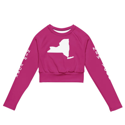 Recycled long-sleeve crop top-LifessentialsLLC.com