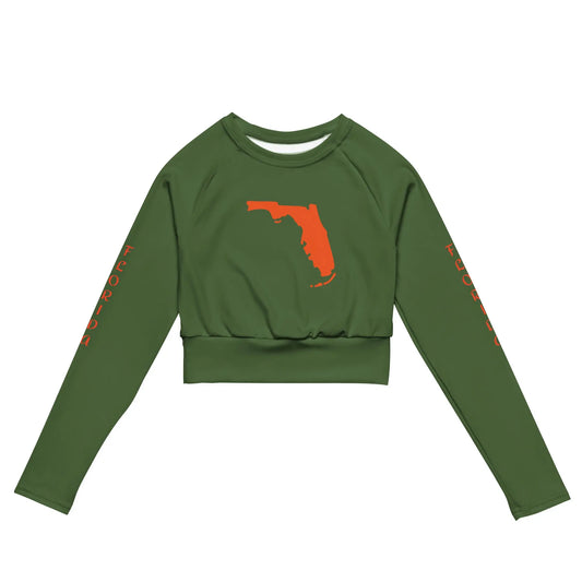 Recycled long-sleeve crop top-LifessentialsLLC.com