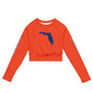 Recycled long-sleeve crop top-LifessentialsLLC.com