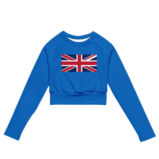 Recycled long-sleeve crop top-LifessentialsLLC.com