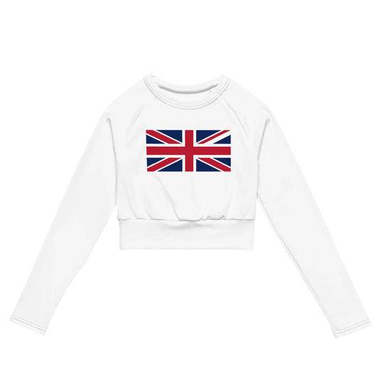 Recycled long-sleeve crop top-LifessentialsLLC.com