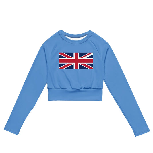 Recycled long-sleeve crop top-LifessentialsLLC.com