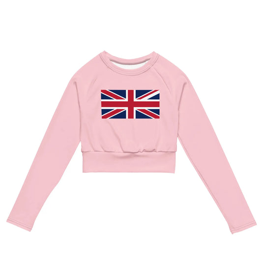 Recycled long-sleeve crop top-LifessentialsLLC.com