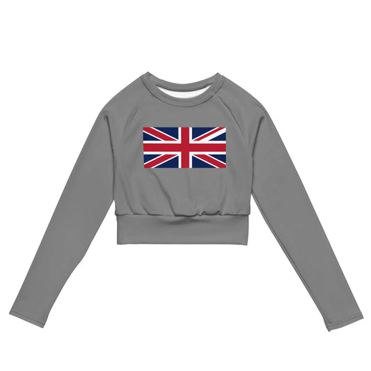 Recycled long-sleeve crop top-LifessentialsLLC.com