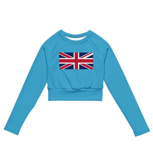 Recycled long-sleeve crop top-LifessentialsLLC.com