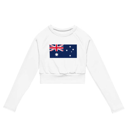 Recycled long-sleeve crop top-LifessentialsLLC.com