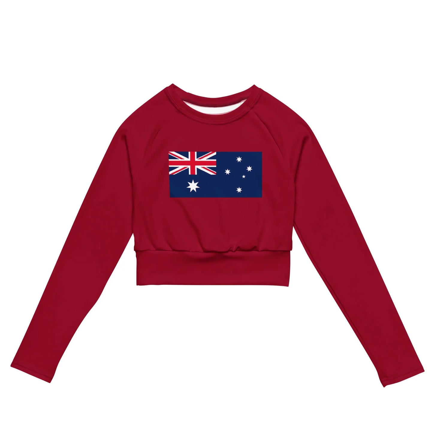 Recycled long-sleeve crop top-LifessentialsLLC.com