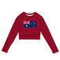Recycled long-sleeve crop top-LifessentialsLLC.com