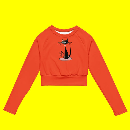 Recycled long-sleeve crop top-LifessentialsLLC.com