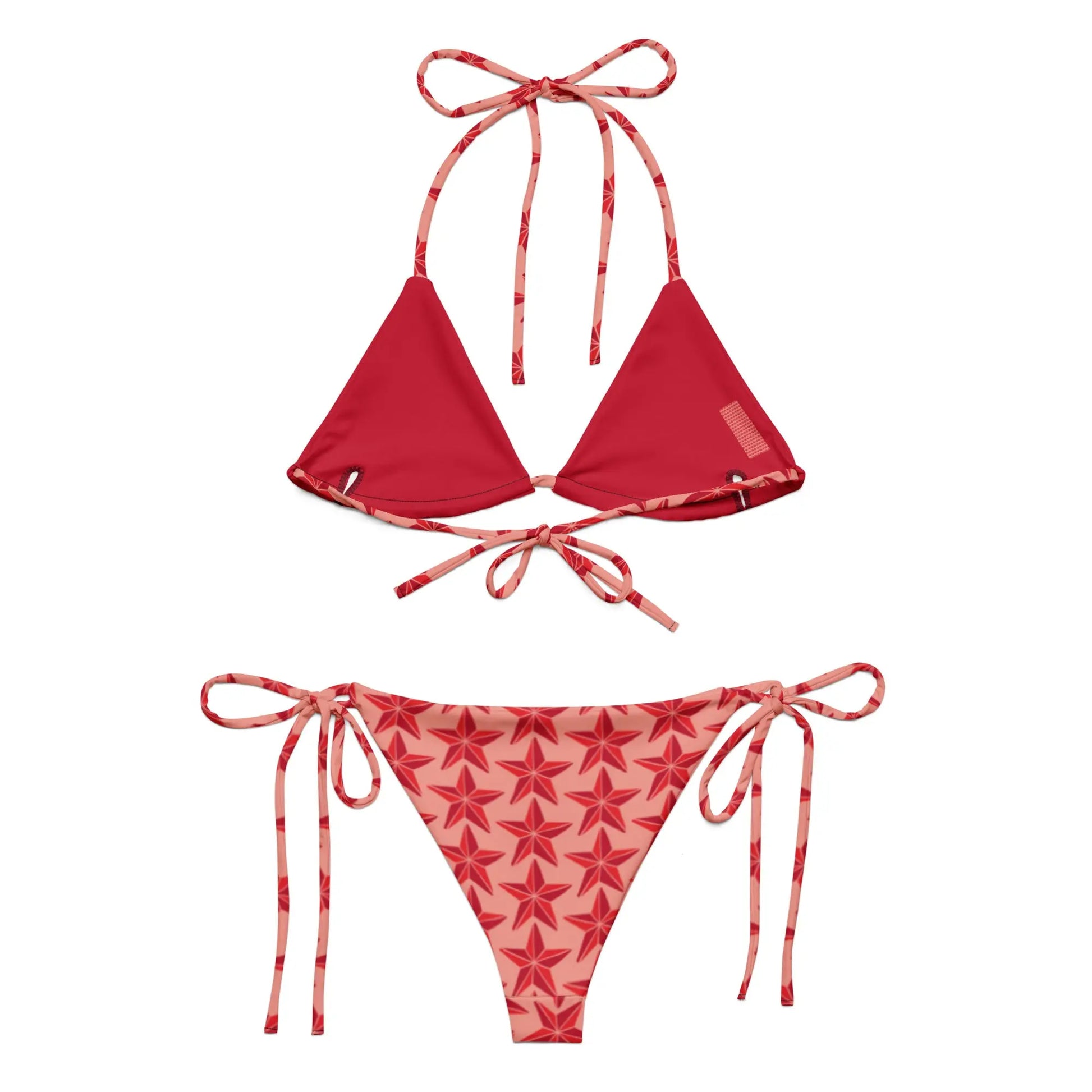All-over print recycled string bikini-LifessentialsLLC.com