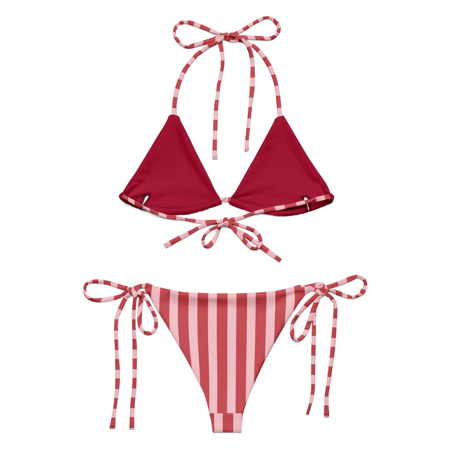 All-over print recycled string bikini-LifessentialsLLC.com
