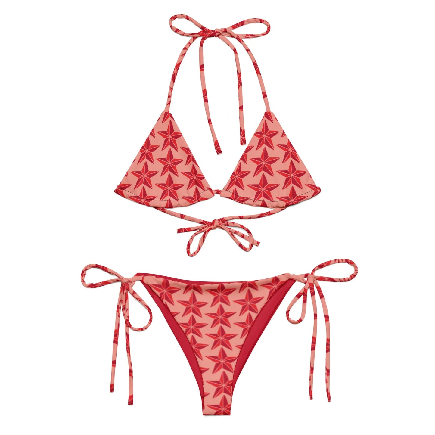 All-over print recycled string bikini-LifessentialsLLC.com
