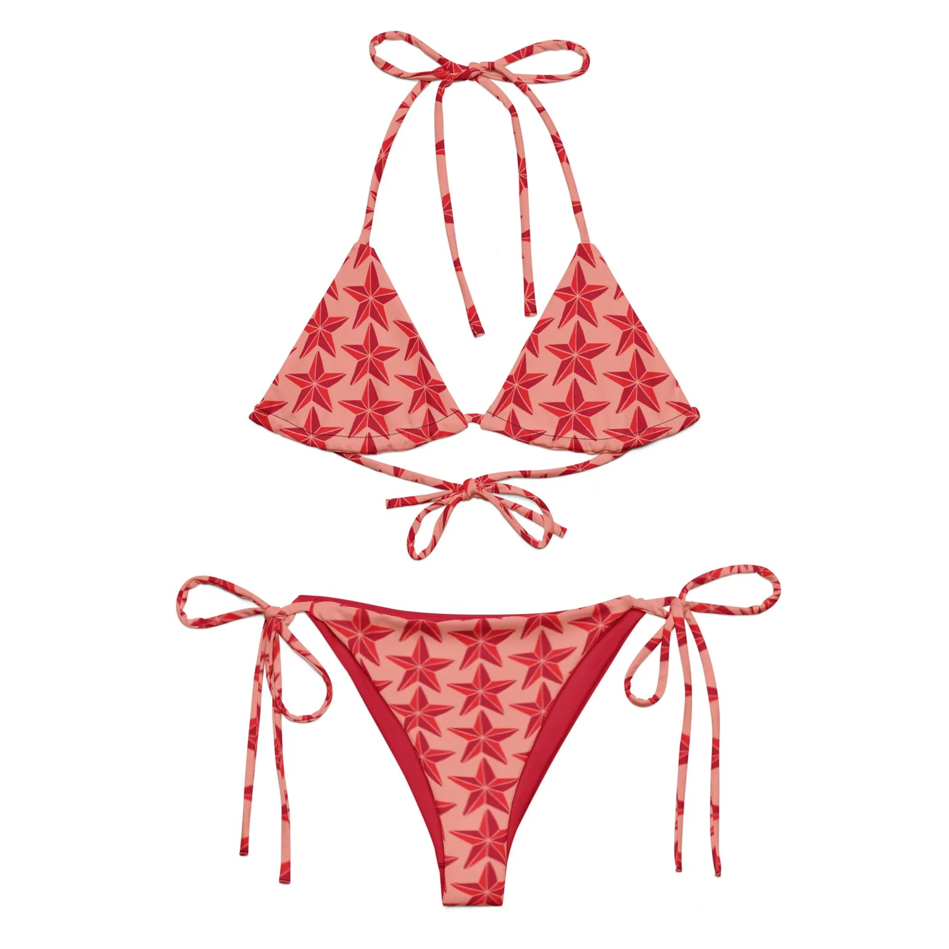 All-over print recycled string bikini-LifessentialsLLC.com