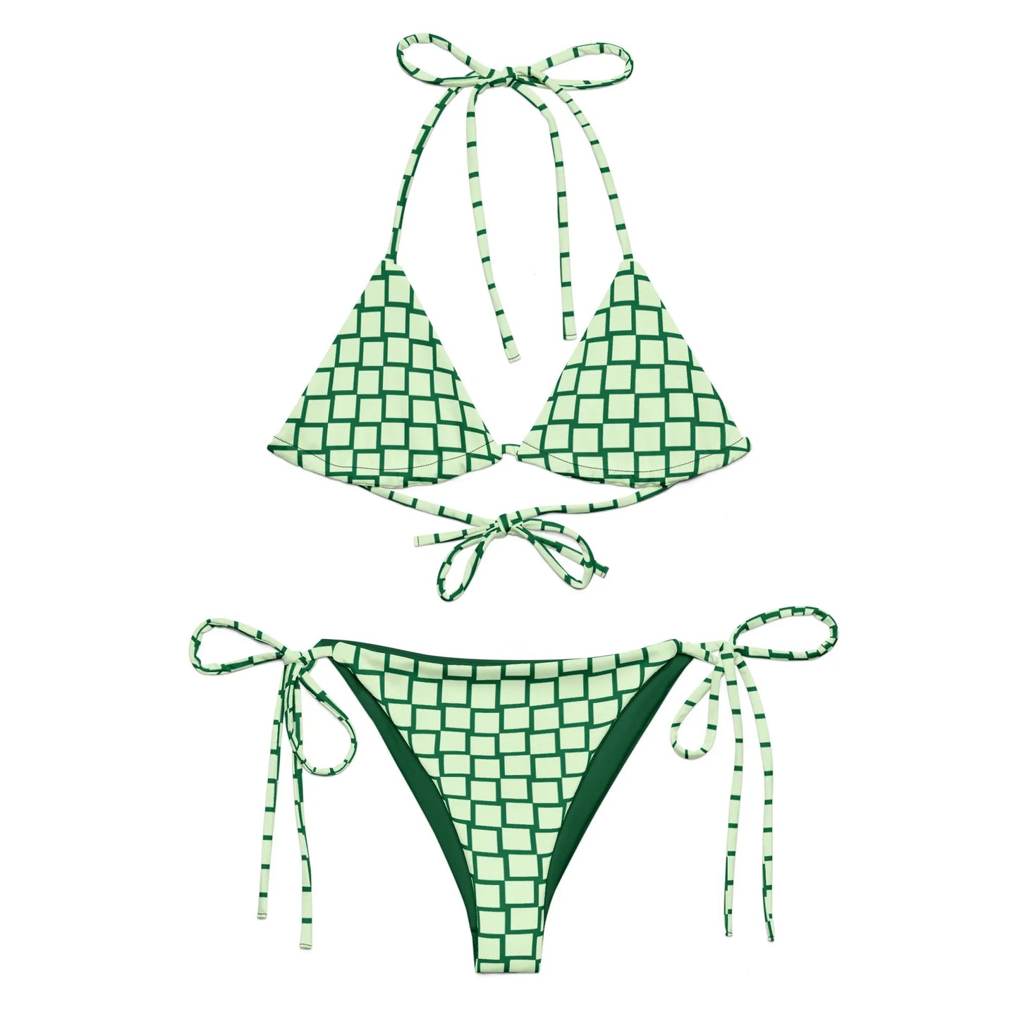 All-over print recycled string bikini-LifessentialsLLC.com