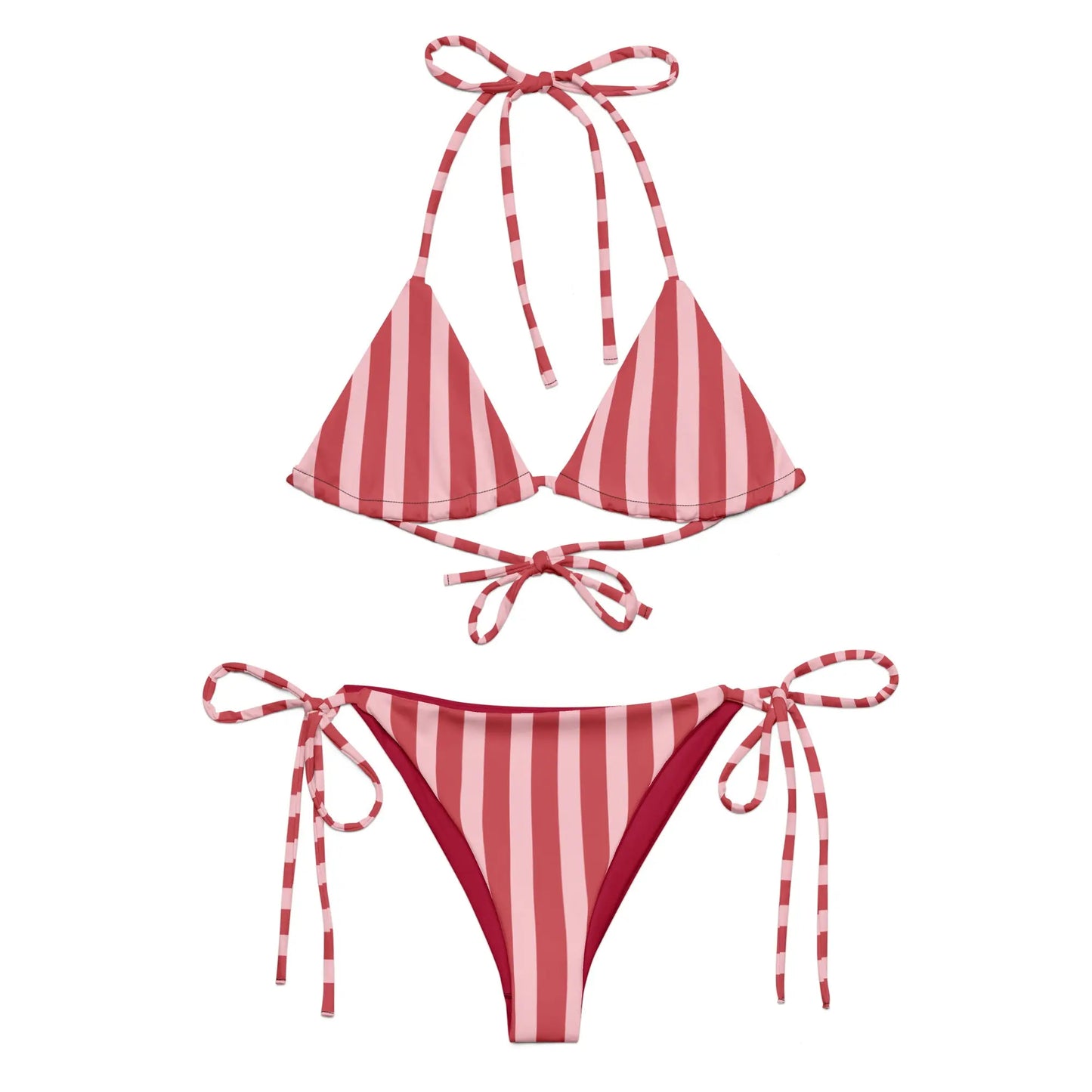 All-over print recycled string bikini-LifessentialsLLC.com