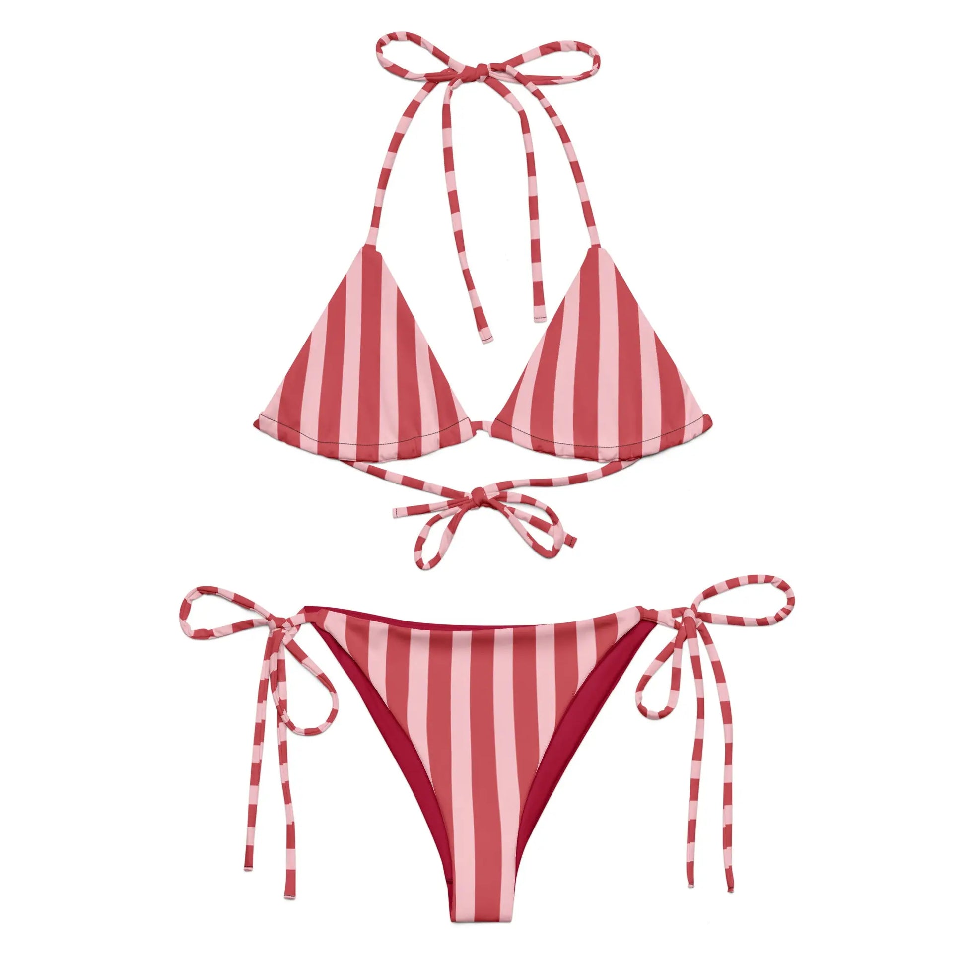 All-over print recycled string bikini-LifessentialsLLC.com