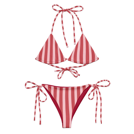 All-over print recycled string bikini-LifessentialsLLC.com
