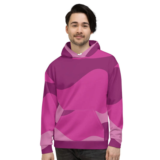 All-Over Print Recycled Unisex Hoodie — White-LifessentialsLLC.com