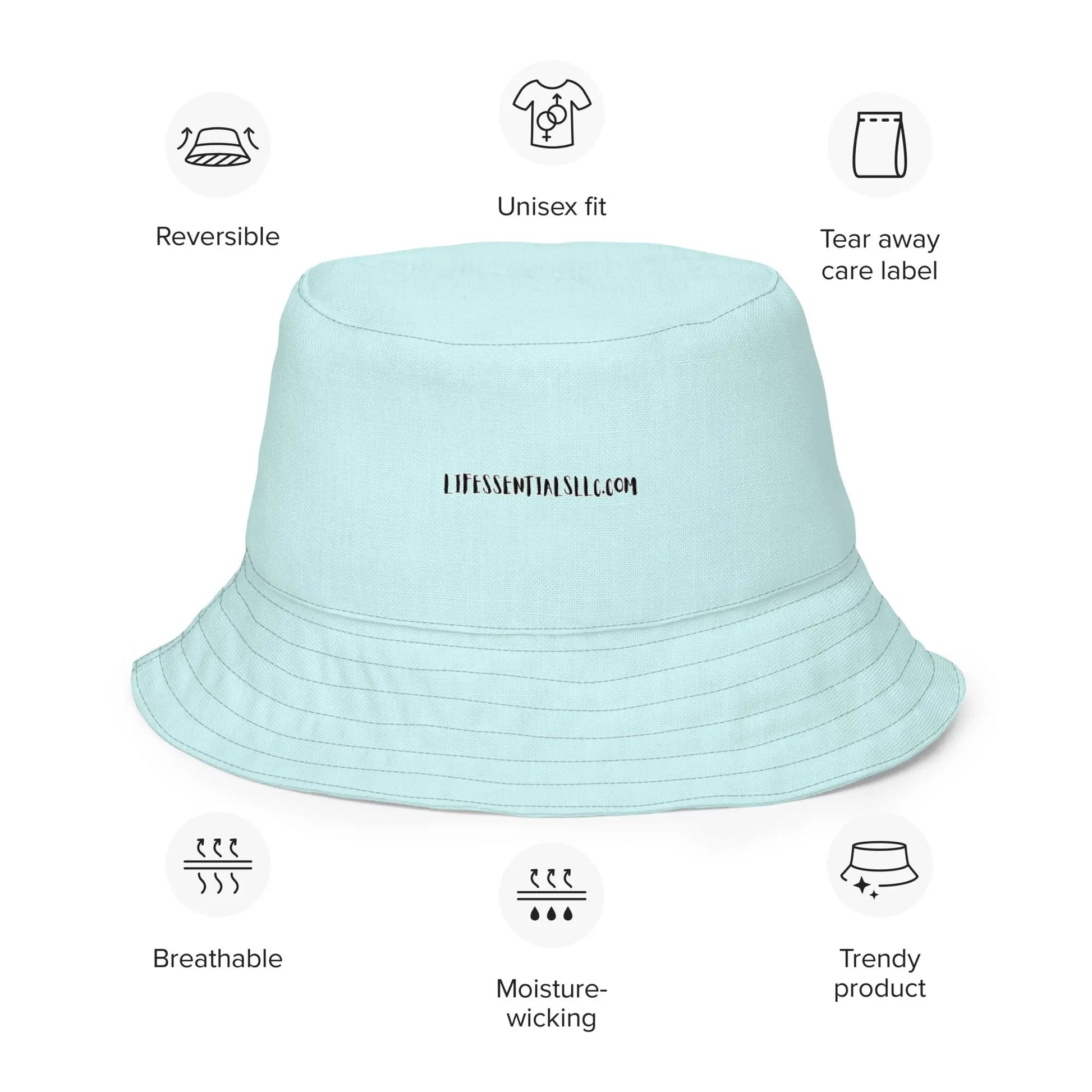 Reversible bucket hat-LifessentialsLLC.com