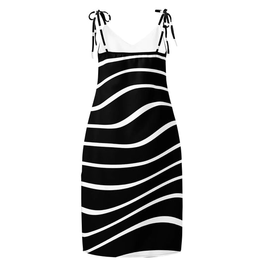 Tie-strap midi dress-LifessentialsLLC.com