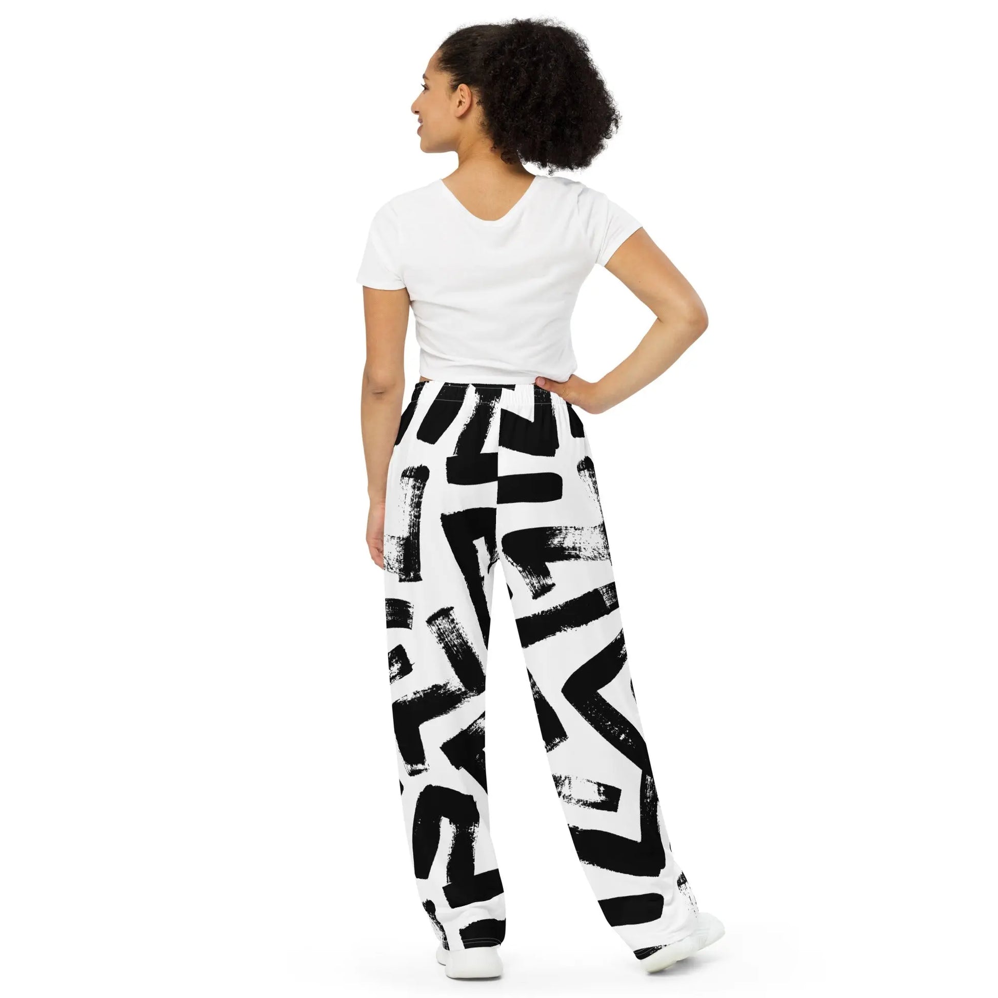 All-over print unisex wide-leg pants-LifessentialsLLC.com