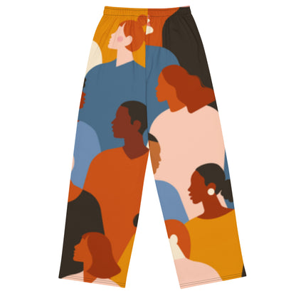 All-over print unisex wide-leg pants-LifessentialsLLC.com